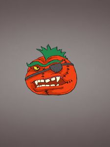 Preview wallpaper tomato, dressing, mohawk, art