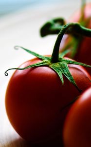 Preview wallpaper tomatoes, ripe, red, plate