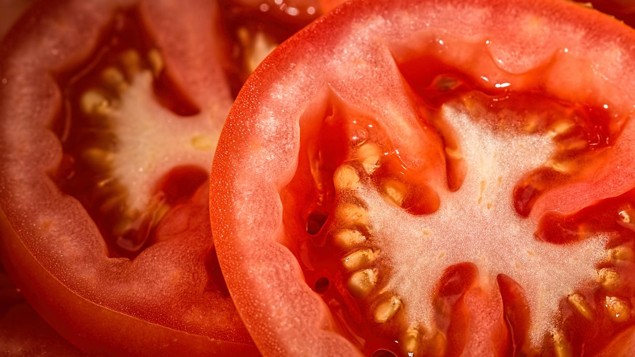 Wallpaper tomatoes, tomato, slice, vegetable