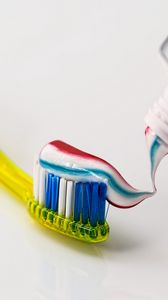 Preview wallpaper toothbrush, toothpaste, hygiene