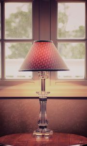 Preview wallpaper torchere, torch lamp, table