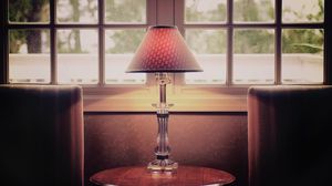 Preview wallpaper torchere, torch lamp, table