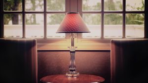 Preview wallpaper torchere, torch lamp, table