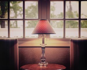 Preview wallpaper torchere, torch lamp, table