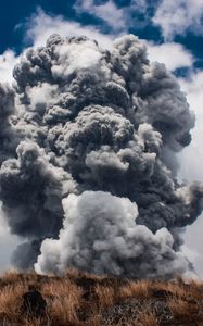 Preview wallpaper tornado, atmospheric whirlwind, cumulonimbus cloud, sky