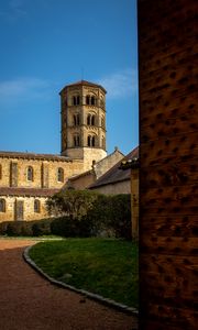 Preview wallpaper tower, arches, windows, buildings, architecture