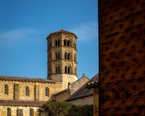 Preview wallpaper tower, arches, windows, buildings, architecture