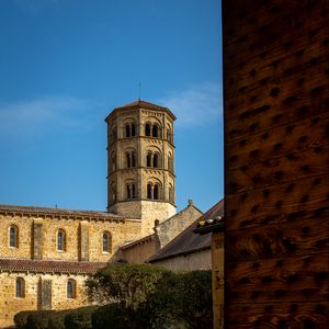 Preview wallpaper tower, arches, windows, buildings, architecture