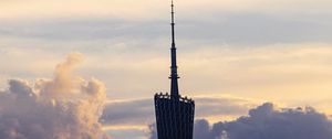 Preview wallpaper tower, architecture, building, sky, clouds