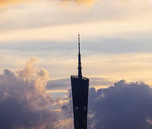 Preview wallpaper tower, architecture, building, sky, clouds