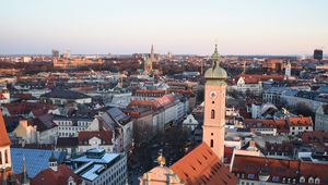 Preview wallpaper tower, architecture, city, chapel