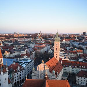 Preview wallpaper tower, architecture, city, chapel