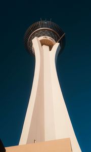 Preview wallpaper tower, architecture, edges, white, sky