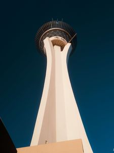 Preview wallpaper tower, architecture, edges, white, sky