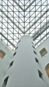 Preview wallpaper tower, architecture, lines, windows