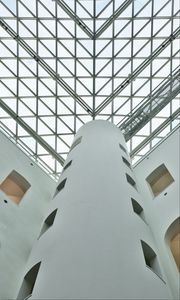 Preview wallpaper tower, architecture, lines, windows