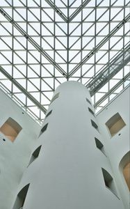 Preview wallpaper tower, architecture, lines, windows