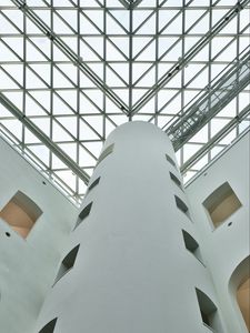 Preview wallpaper tower, architecture, lines, windows