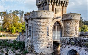 Preview wallpaper tower, bridge, water, reflection