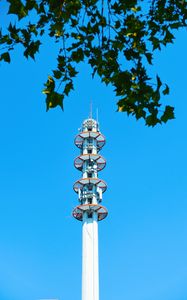 Preview wallpaper tower, building, antenna, sky