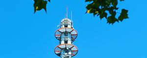 Preview wallpaper tower, building, antenna, sky