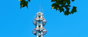 Preview wallpaper tower, building, antenna, sky