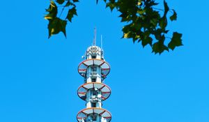 Preview wallpaper tower, building, antenna, sky