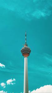 Preview wallpaper tower, building, architecture, sky, clouds
