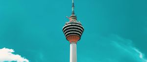 Preview wallpaper tower, building, architecture, sky, clouds