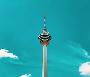 Preview wallpaper tower, building, architecture, sky, clouds