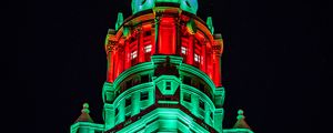 Preview wallpaper tower, building, architecture, backlight
