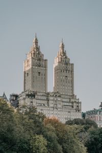Preview wallpaper tower, building, architecture, old, new york
