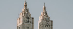 Preview wallpaper tower, building, architecture, old, new york