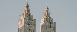 Preview wallpaper tower, building, architecture, old, new york