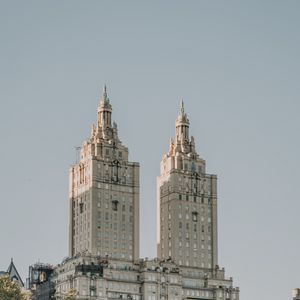 Preview wallpaper tower, building, architecture, old, new york