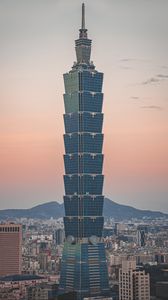 Preview wallpaper tower, building, architecture, city, aerial view