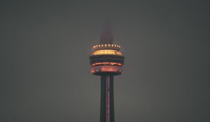 Preview wallpaper tower, building, architecture, city, night, dark