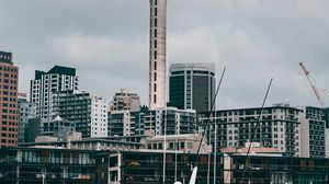 Preview wallpaper tower, building, architecture, city, modern