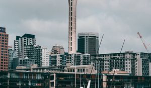 Preview wallpaper tower, building, architecture, city, modern