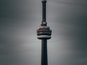 Preview wallpaper tower, building, architecture, modern, toronto, canada