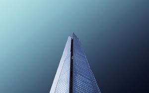Preview wallpaper tower, building, architecture, minimalism, gray