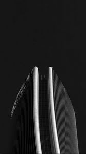 Preview wallpaper tower, building, architecture, bw, minimalism