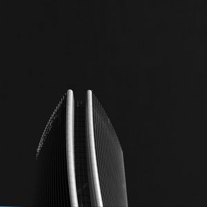 Preview wallpaper tower, building, architecture, bw, minimalism