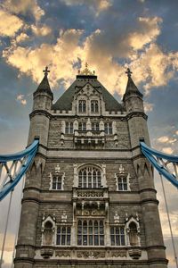Preview wallpaper tower, building, architecture, old, clouds