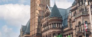 Preview wallpaper tower, building, architecture, toronto, canada