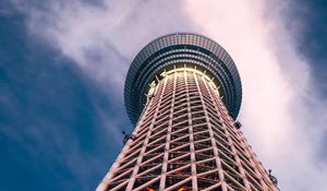 Preview wallpaper tower, building, bottom view