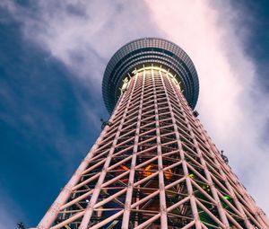 Preview wallpaper tower, building, bottom view