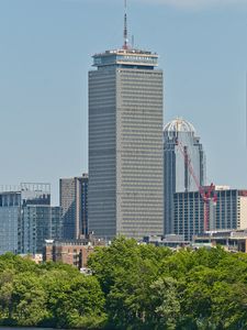 Preview wallpaper tower, building, construction, trees