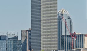 Preview wallpaper tower, building, construction, trees