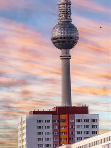 Preview wallpaper tower, buildings, architecture, facade